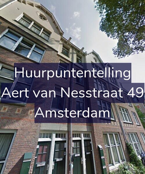 Foto gevel Huurpuntentelling voor Aert van Nesstraat 49, Amsterdam