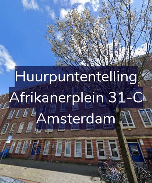 Foto gevel Huurpuntentelling voor Afrikanerplein 31-C, Amsterdam