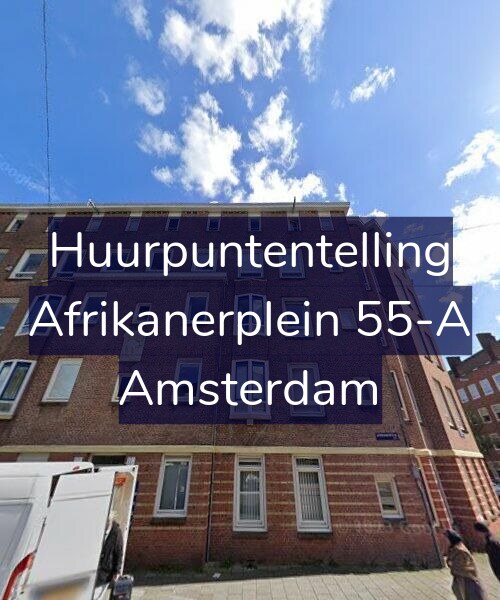 Foto gevel Huurpuntentelling voor Afrikanerplein 55-A, Amsterdam