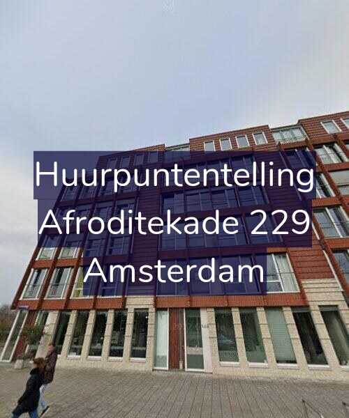 Foto gevel Huurpuntentelling voor Afroditekade 229, Amsterdam