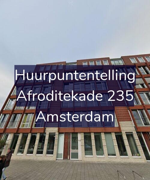 Foto gevel Huurpuntentelling voor Afroditekade 235, Amsterdam