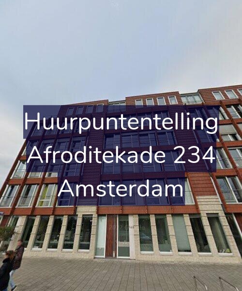 Foto gevel Huurpuntentelling voor Afroditekade 234, Amsterdam