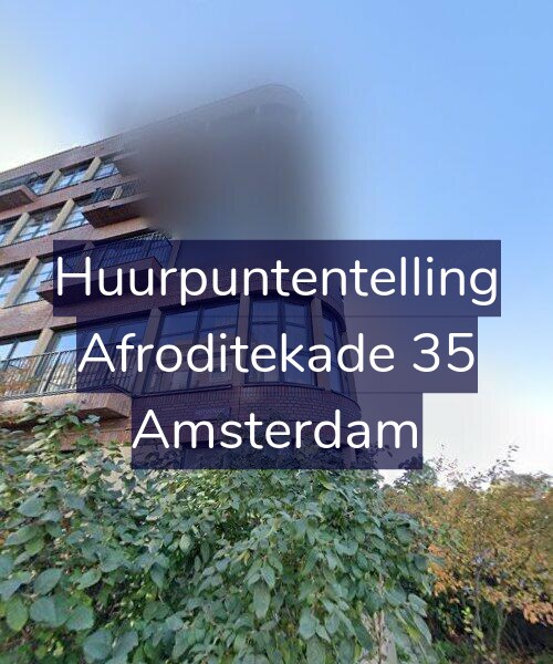 Foto gevel Huurpuntentelling voor Afroditekade 35, Amsterdam