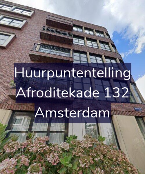 Foto gevel Huurpuntentelling voor Afroditekade 132, Amsterdam