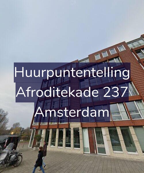Foto gevel Huurpuntentelling voor Afroditekade 237, Amsterdam