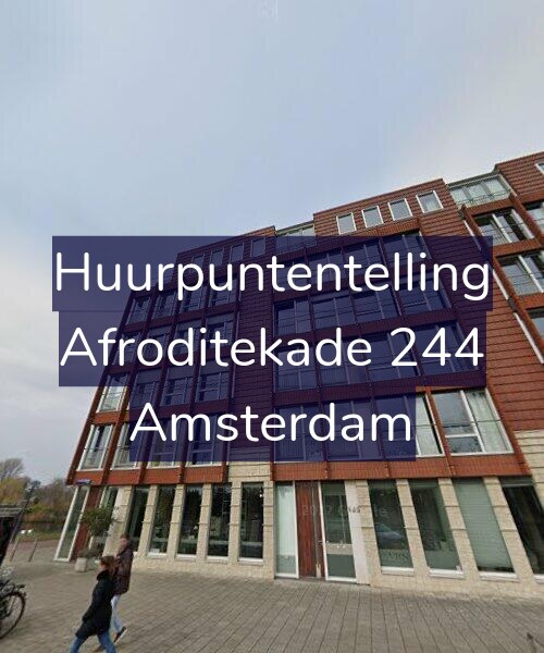 Foto gevel Huurpuntentelling voor Afroditekade 244, Amsterdam