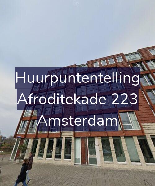 Foto gevel Huurpuntentelling voor Afroditekade 223, Amsterdam