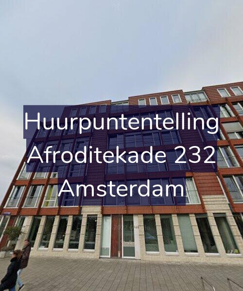 Foto gevel Huurpuntentelling voor Afroditekade 232, Amsterdam