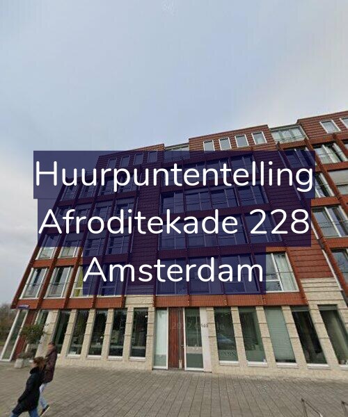 Foto gevel Huurpuntentelling voor Afroditekade 228, Amsterdam