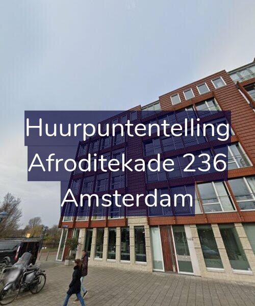 Foto gevel Huurpuntentelling voor Afroditekade 236, Amsterdam