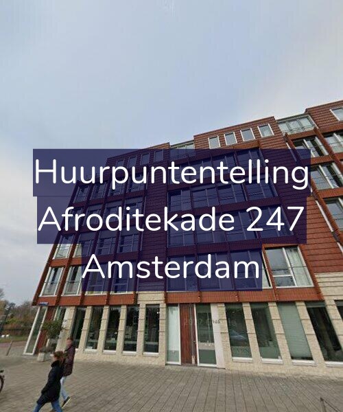 Foto gevel Huurpuntentelling voor Afroditekade 247, Amsterdam