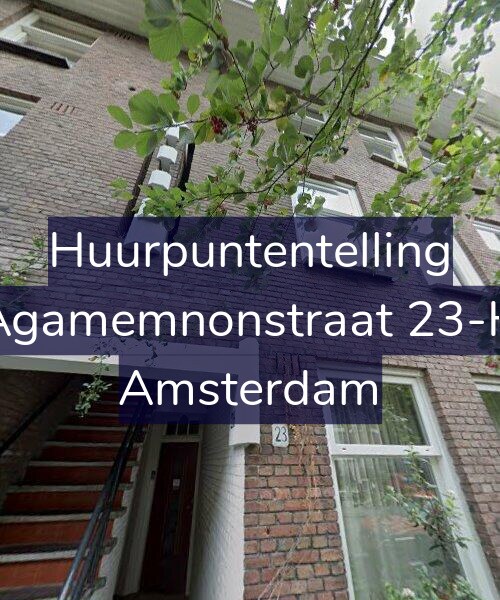 Foto gevel Huurpuntentelling voor Agamemnonstraat 23-H, Amsterdam