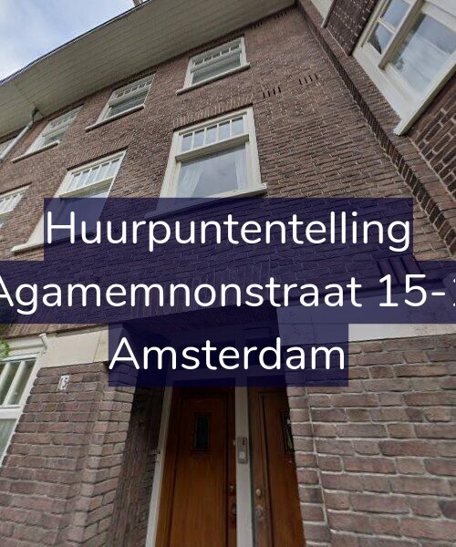 Foto gevel Huurpuntentelling voor Agamemnonstraat 15-1, Amsterdam