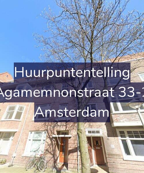 Foto gevel Huurpuntentelling voor Agamemnonstraat 33-2, Amsterdam