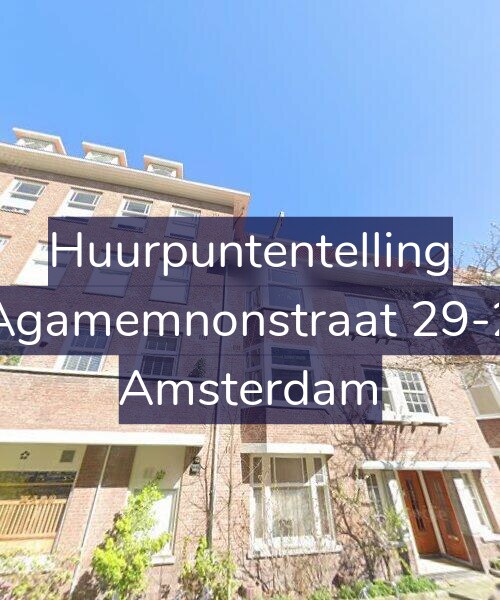 Foto gevel Huurpuntentelling voor Agamemnonstraat 29-2, Amsterdam