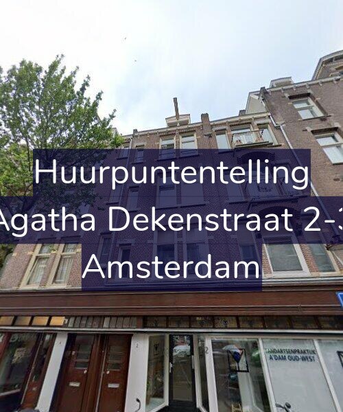 Foto gevel Huurpuntentelling voor Agatha Dekenstraat 2-3, Amsterdam