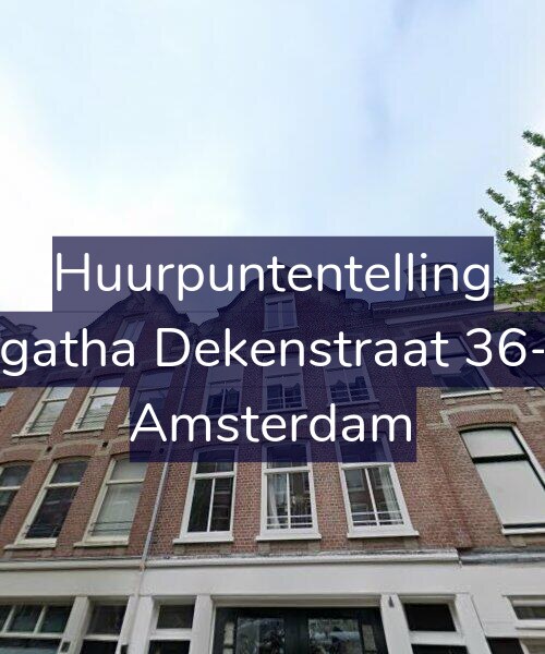 Foto gevel Huurpuntentelling voor Agatha Dekenstraat 36-2, Amsterdam