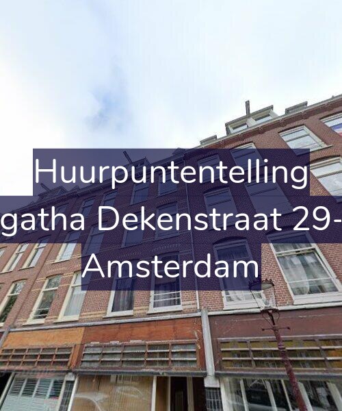 Foto gevel Huurpuntentelling voor Agatha Dekenstraat 29-3, Amsterdam