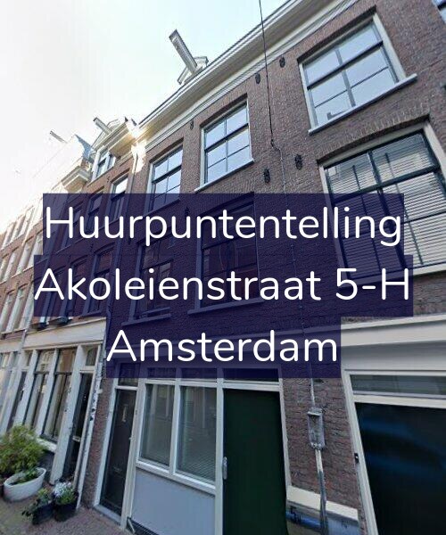 Foto gevel Huurpuntentelling voor Akoleienstraat 5-H, Amsterdam