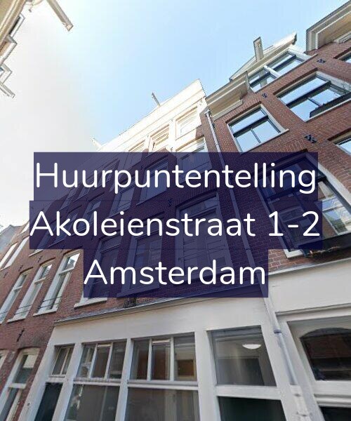 Foto gevel Huurpuntentelling voor Akoleienstraat 1-2, Amsterdam