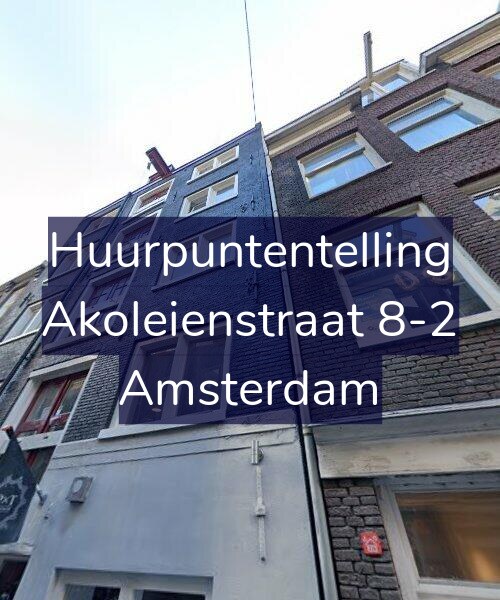 Foto gevel Huurpuntentelling voor Akoleienstraat 8-2, Amsterdam