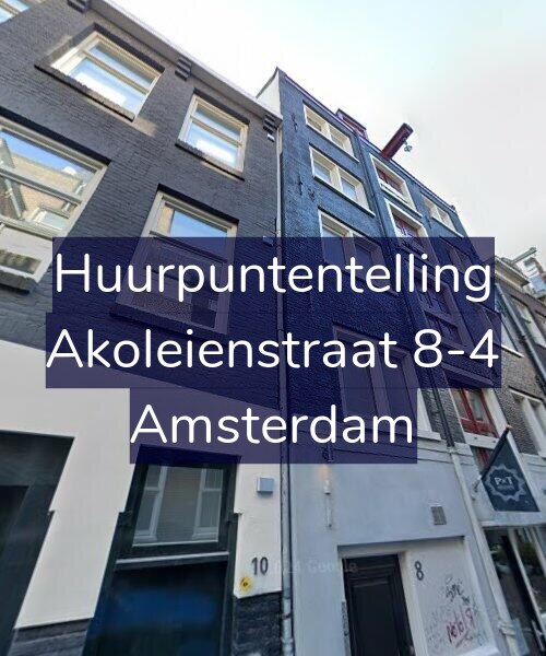 Foto gevel Huurpuntentelling voor Akoleienstraat 8-4, Amsterdam