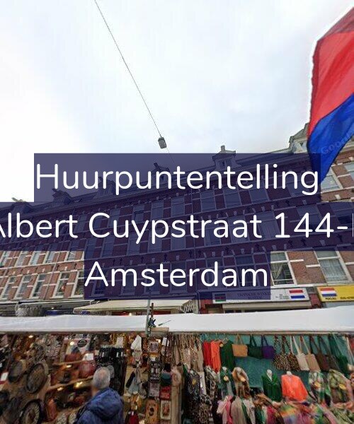 Foto gevel Huurpuntentelling voor Albert Cuypstraat 144-B, Amsterdam