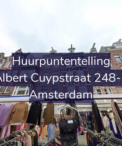Foto gevel Huurpuntentelling voor Albert Cuypstraat 248-2, Amsterdam