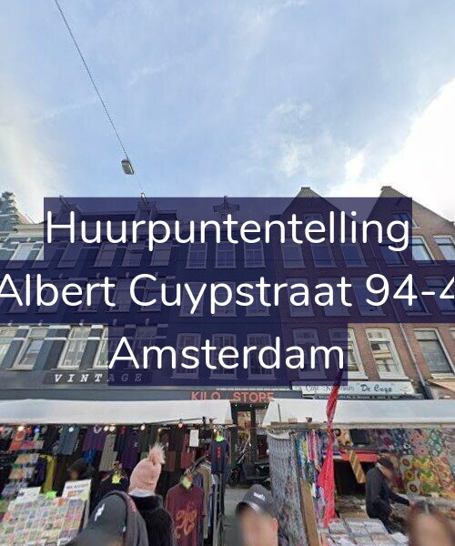 Foto gevel Huurpuntentelling voor Albert Cuypstraat 94-4, Amsterdam