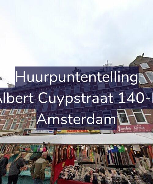 Foto gevel Huurpuntentelling voor Albert Cuypstraat 140-B, Amsterdam