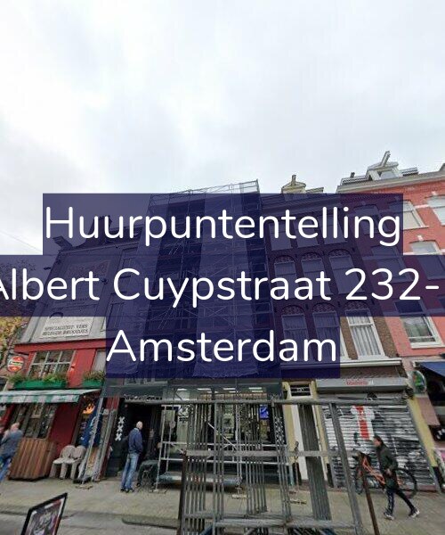 Foto gevel Huurpuntentelling voor Albert Cuypstraat 232-2, Amsterdam