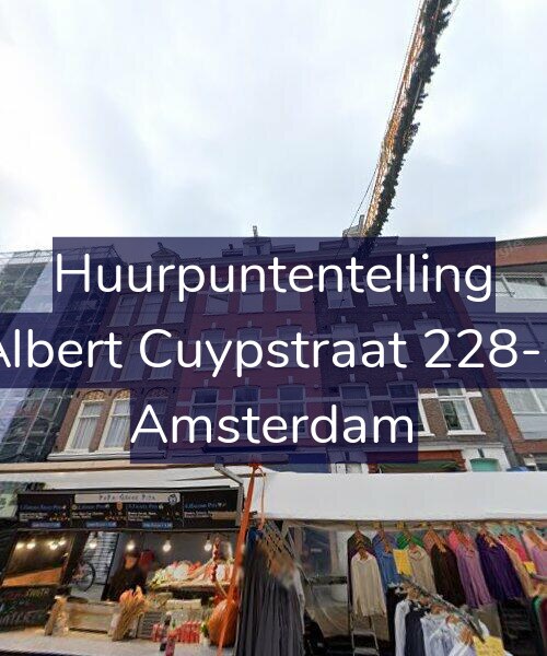 Foto gevel Huurpuntentelling voor Albert Cuypstraat 228-3, Amsterdam