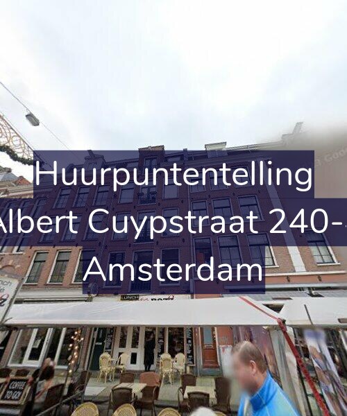 Foto gevel Huurpuntentelling voor Albert Cuypstraat 240-4, Amsterdam