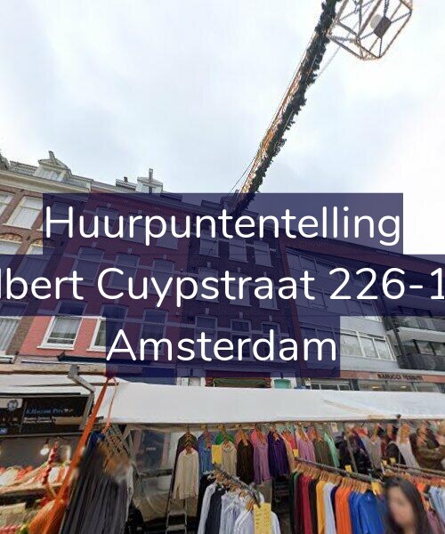 Foto gevel Huurpuntentelling voor Albert Cuypstraat 226-1V, Amsterdam
