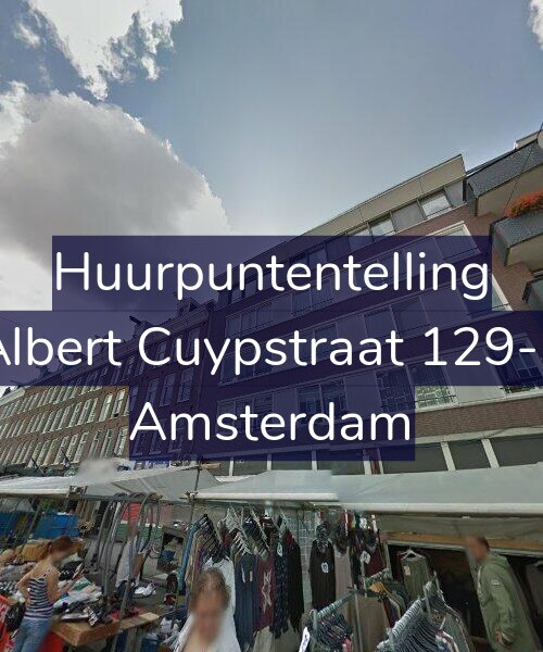 Foto gevel Huurpuntentelling voor Albert Cuypstraat 129-3, Amsterdam