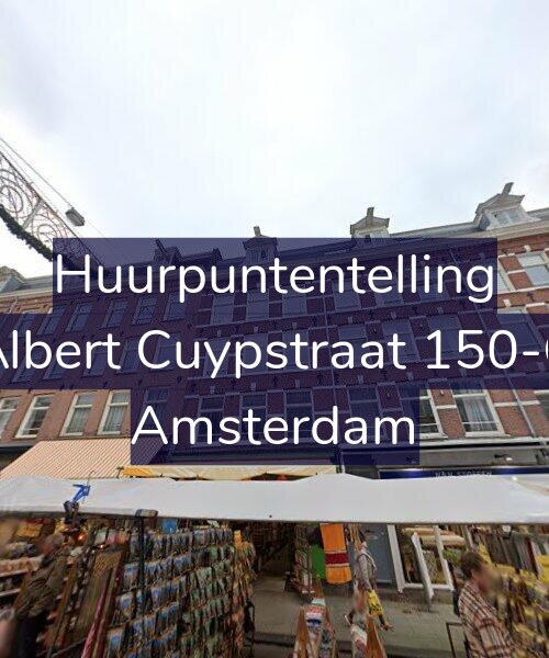 Foto gevel Huurpuntentelling voor Albert Cuypstraat 150-C, Amsterdam