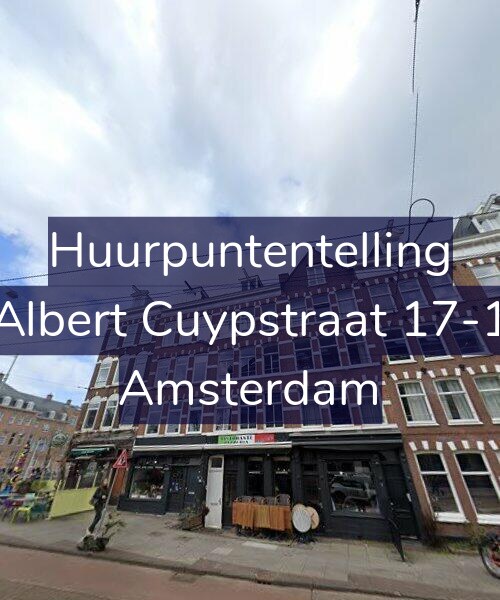 Foto gevel Huurpuntentelling voor Albert Cuypstraat 17-1, Amsterdam