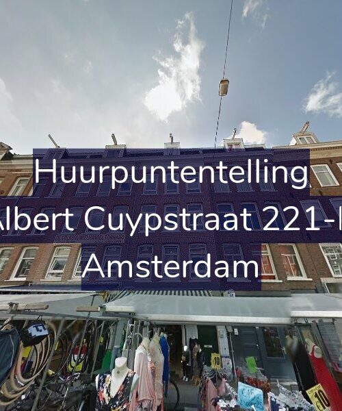 Foto gevel Huurpuntentelling voor Albert Cuypstraat 221-H, Amsterdam