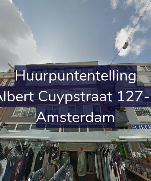 Foto gevel Huurpuntentelling voor Albert Cuypstraat 127-2, Amsterdam