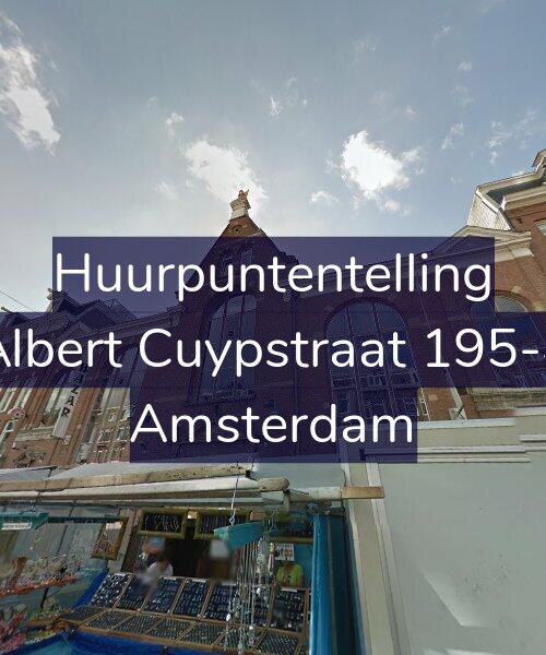 Foto gevel Huurpuntentelling voor Albert Cuypstraat 195-4, Amsterdam