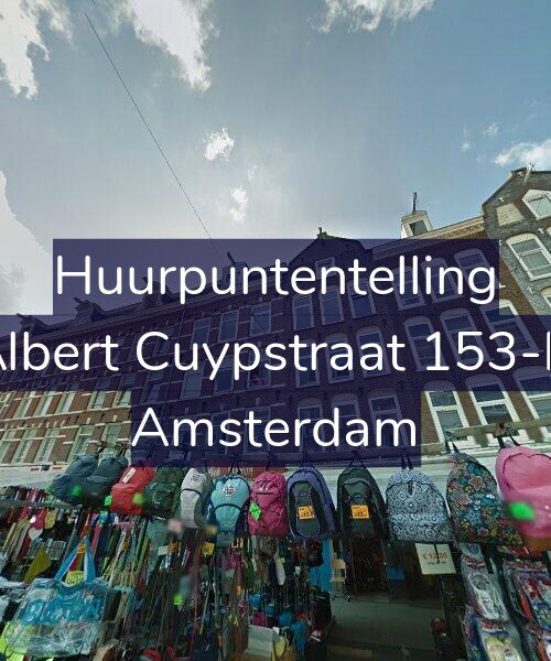 Foto gevel Huurpuntentelling voor Albert Cuypstraat 153-H, Amsterdam