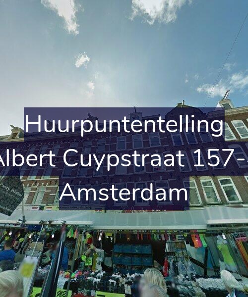 Foto gevel Huurpuntentelling voor Albert Cuypstraat 157-4, Amsterdam