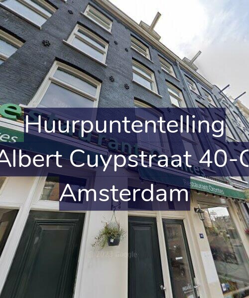 Foto gevel Huurpuntentelling voor Albert Cuypstraat 40-C, Amsterdam