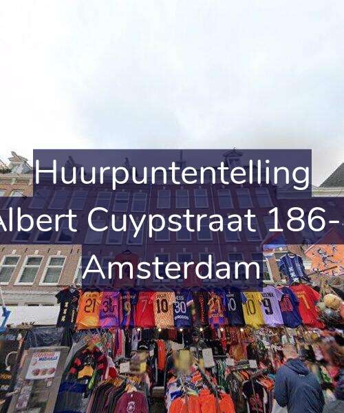 Foto gevel Huurpuntentelling voor Albert Cuypstraat 186-4, Amsterdam