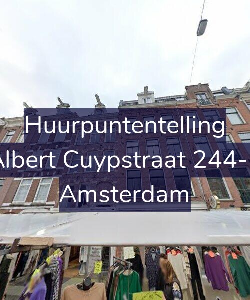 Foto gevel Huurpuntentelling voor Albert Cuypstraat 244-1, Amsterdam