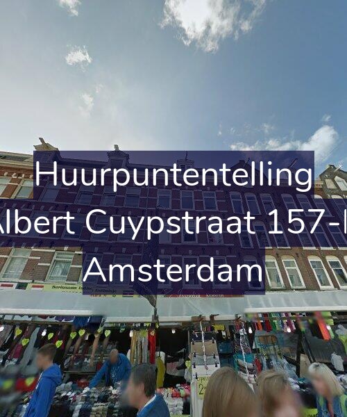 Foto gevel Huurpuntentelling voor Albert Cuypstraat 157-H, Amsterdam