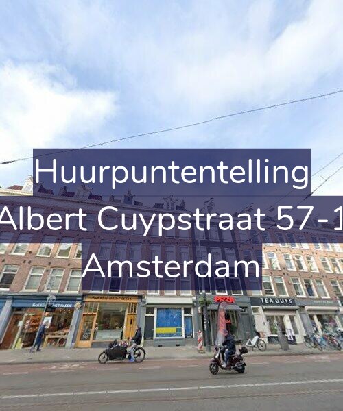 Foto gevel Huurpuntentelling voor Albert Cuypstraat 57-1, Amsterdam