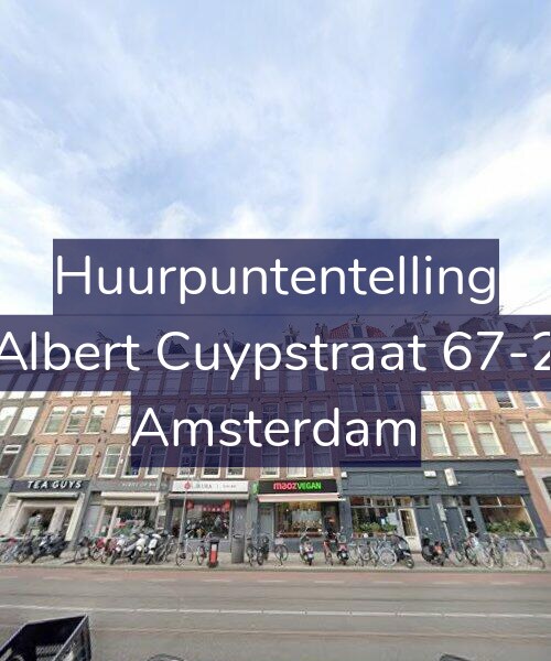 Foto gevel Huurpuntentelling voor Albert Cuypstraat 67-2, Amsterdam