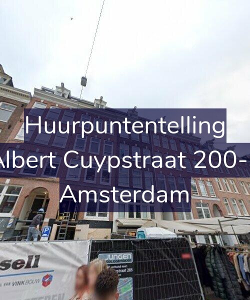 Foto gevel Huurpuntentelling voor Albert Cuypstraat 200-3, Amsterdam