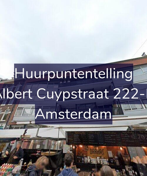 Foto gevel Huurpuntentelling voor Albert Cuypstraat 222-R, Amsterdam